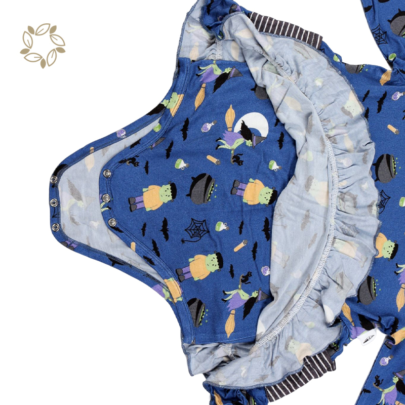 Organic bamboo baby twirling dress eco friendly twirling dress sustainable ruffle bodysuit baby baby bodysuits