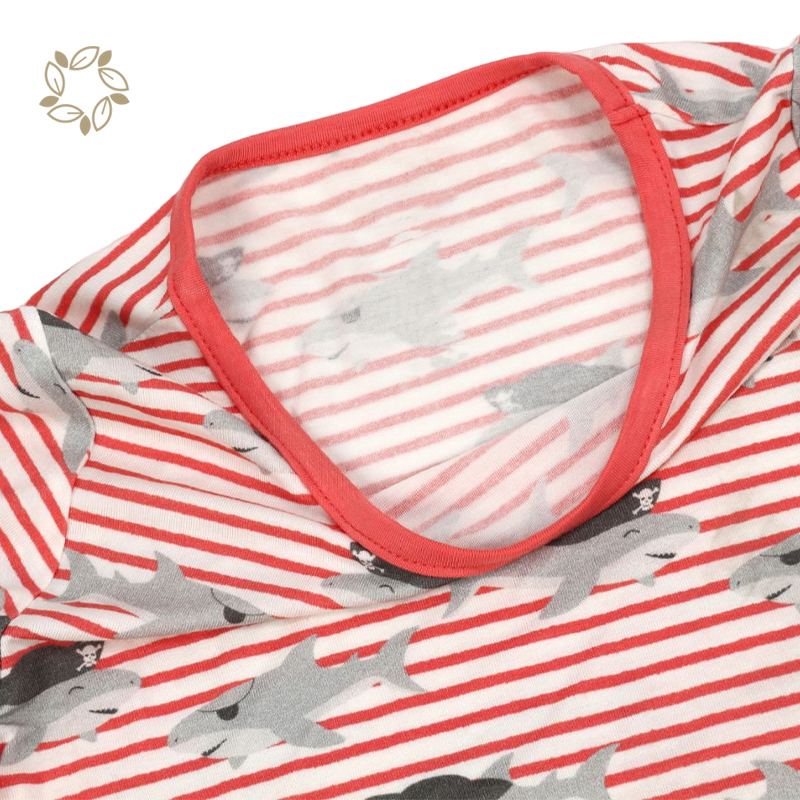 Sustainable kids pyjama set organic bamboo viscose kids pajamas eco friendly bamboo pajama set kids