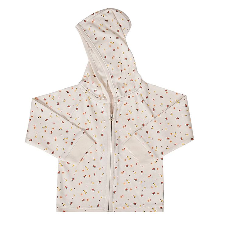 Organic baby Zip cardigan hoodies organic cotton baby hooded sweatshirt Eco-friendly toddler sweater