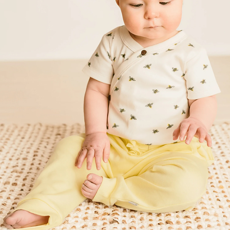 Eco friendly toddler trousers infant organic pants Organic Cotton baby boys' bottoms Solid Color infant sweatpants