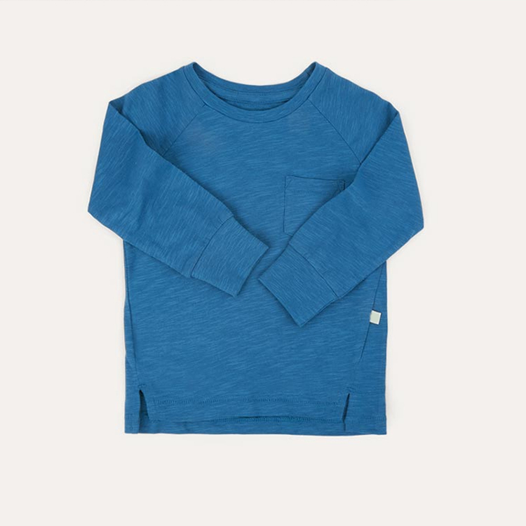 Organic cotton jersey children tee eco friendly Kids t shirt crewneck Tshirt girls custom children top