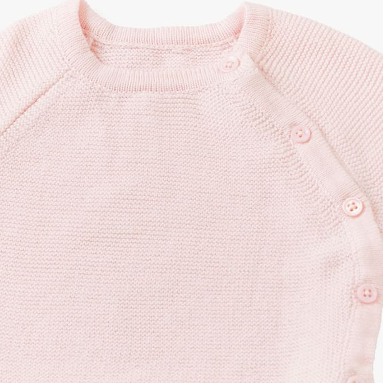 Organic Cotton Sweater Knit Separate Set Rib knit Sweater Nursery Set Eco-friendly baby clothing sets