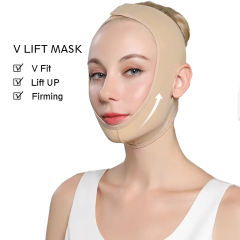 Skin Color S M L XL V Line Elasting Face Slimming Bandage