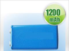 Primary Lithium LiMnO2 Battery CR9V 1200mAh With Suitable For Large Current