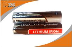 High capacity 1.5V AAA / L92 Primary Lithium Iron Battery with High Rate
