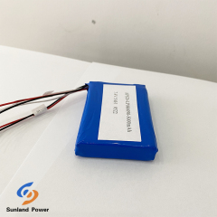 7.4V 5AH LP806090 2S1P Polymer Lithium Ion Batteries With I2C Function With Fuel Gauge