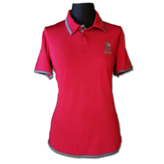Custom direct equestrian manufacturer for ladies short sleeve riding polo