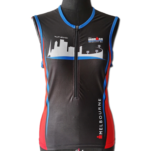 Customized Full Sublimation Cycling Children's Vest