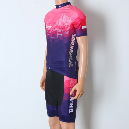Custom Full Sublimation Short Sleeve Cycling Jersey