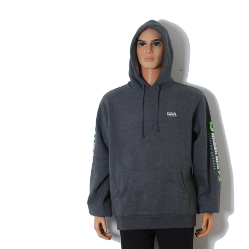 Custom good quality mens heavy weight fleece hoodies with screen printing logo
