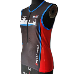 Customized Full Sublimation Cycling Children's Vest