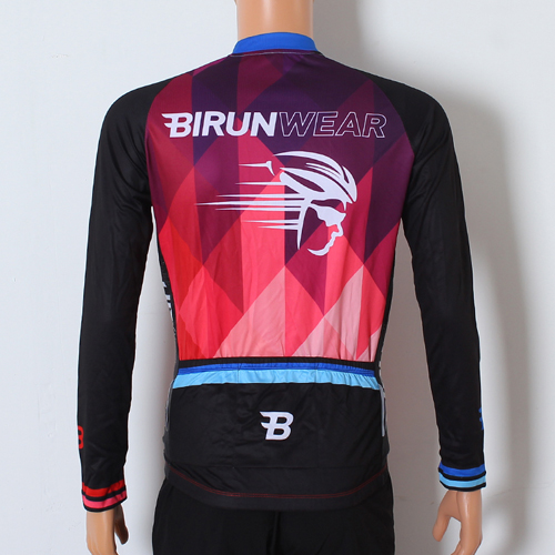 Custom Full Sublimation Long Sleeve Cycling Jersey Bizarre Sports