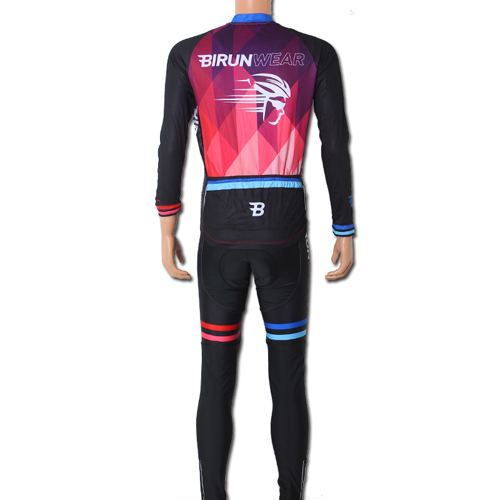 Custom Full Sublimation Long Sleeve Cycling Jersey Bizarre Sports