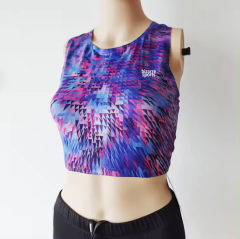 Women's Seamless Crop Top for women in Bizarre Sportswear, Custom Sports tank top