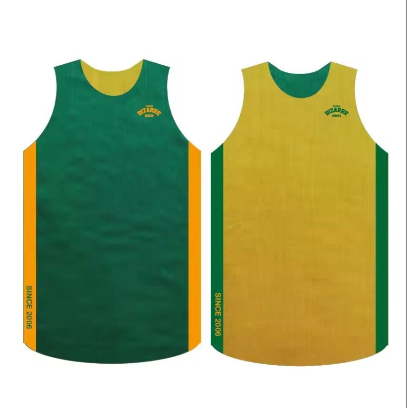 Custom Reversible Youth Basketball jersey Durable Moisture-Wicking in Bizarre Sportswear, Quick-dry Breathable Youth Basketball Uniform