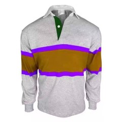 wholesale Customized Heavy Weight Polo Shirts- Cotton Traditional long Sleeve men's Rugby Polo shirts women's Polo Shirt.
