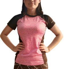 customized cotton polo t-shirt for women embroider logo design T-shirt