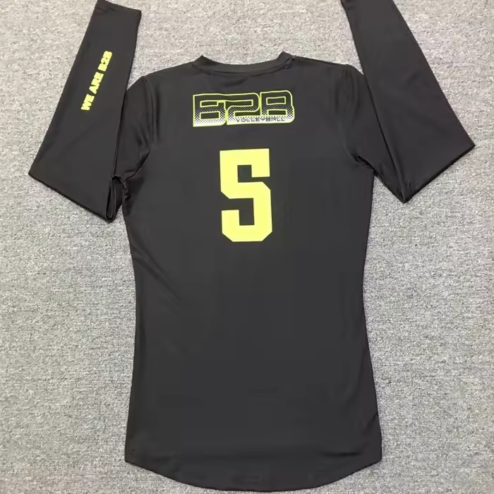 Sublimated Long Sleeves Women's Volleyball T-shirt Team Custom Volleyball team Uniform Jersey | BizarreSportswear.com