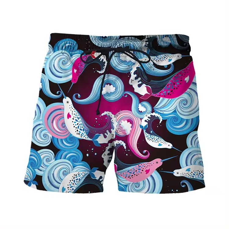 Custom Men's Hawaiian style beach pants summer beaching shorts clothing | BizarreSportswear.com