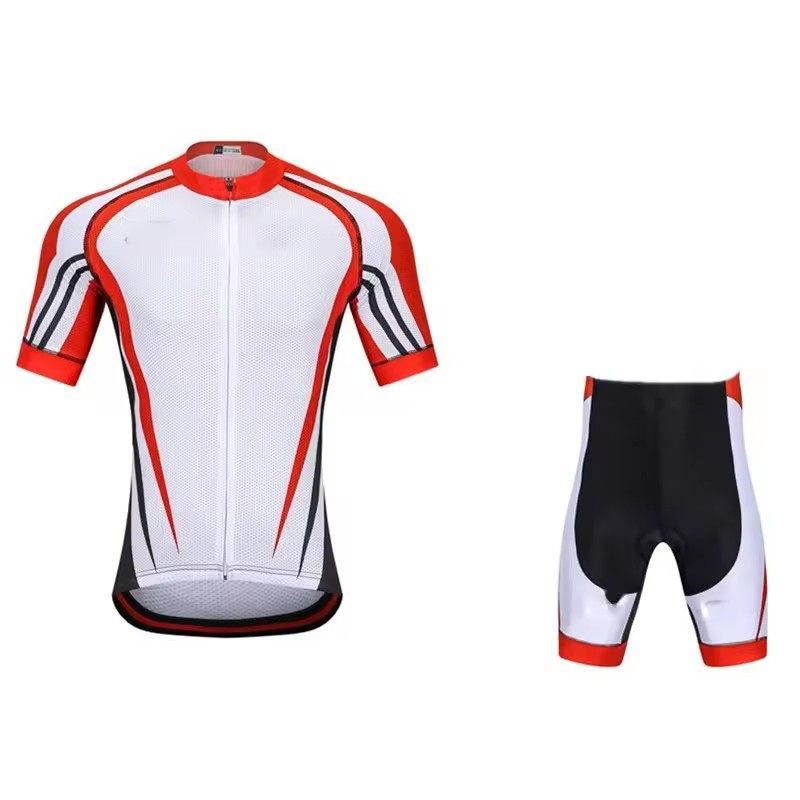 Wholesale Quick Dry Men‘s Cycling Shirt Custom Pro Short Sleeve Bike Clothing Shirt Bicycle Apparel