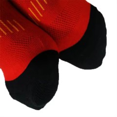 custom logo design men's basketball socks ribbed cotton spandex in Bizarre Sportswear.