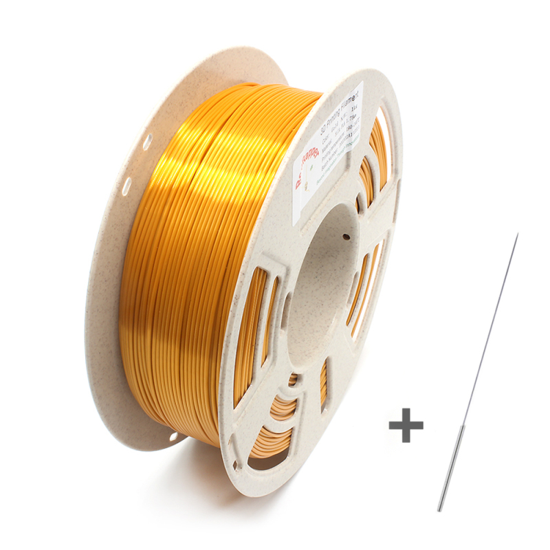 Silk PLA Filament 1.75 mm (+/-0.03 mm) 2.2 lbs (1 kg), Silky Shiny Shine