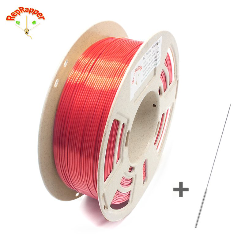 Silk PLA Filament 1.75 mm (+/-0.03 mm) 2.2 lbs (1 kg), Silky Shiny Shine