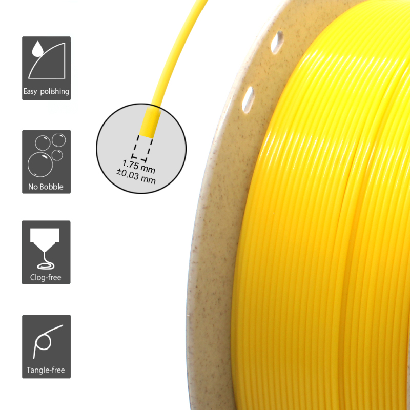PVB Filament 1.75mm  (2.2 lbs) 1kg, IPA Alcohol Polishable