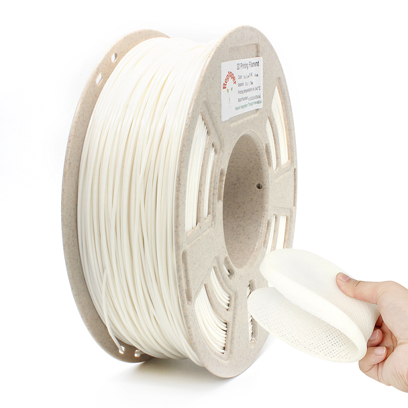 TPU Filament 1.75mm (± 0.03mm) 2.2lb (1kg), flexible filament