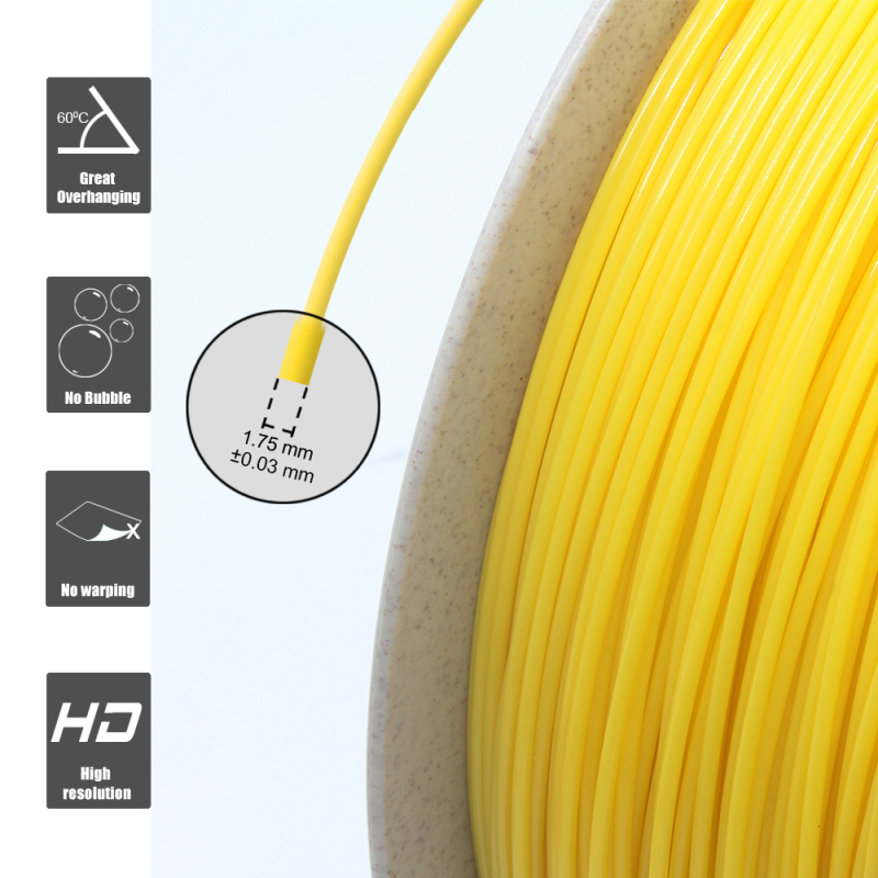 PLA Filament 1.75mm (+/-0.03mm) 2.2lb (1kg)
