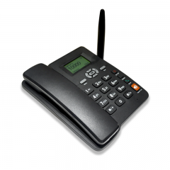 China Wireless GSM Desk Phone and Fixed Wireless Phone GSM 850/900/1800/1900MHz Dual SIM Card and FM Radio Green Backlight (X310)