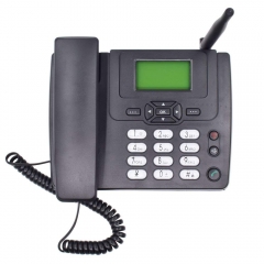 Preço mais barato Telefone sem fio fixo GSM com rádio FM e telefone sem fio de mesa com slot para cartão SIM e função SMS (X301)