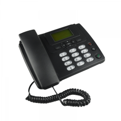Teléfono inalámbrico fijo GSM de precio más barato con radio FM y teléfono inalámbrico de escritorio con ranura para tarjeta SIM y función de SMS (X301)