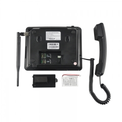 Téléphone fixe sans fil 2G 850/900/1800/1900MHz et FWP Téléphone domestique sans fil GSM avec radio FM Fonction réveil SMS (X510)