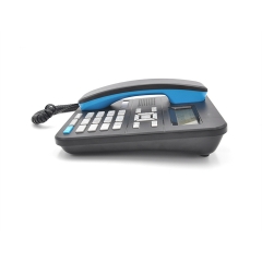 Telefone fixo doméstico de venda imperdível da amazon com identificador de chamadas LCD e telefone de identificação de chamadas com fio doméstico sem necessidade de alimentação CA (PA105)