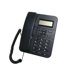 Горячий домашний стационарный телефон Amazon с идентификатором вызывающего абонента с ЖК-дисплеем и домашним проводным телефоном с идентификатором вызывающего абонента, не требующий питания переменного тока (PA105)