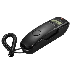 Joli design FSK/DTMF Trimline Caller ID Téléphone et poste fixe avec indicateur LED pour les appels entrants (PA020)