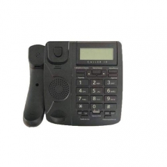 Telefono com fio de preço competitivo e telefone fixo de identificação de chamadas de botão grande para idosos de baixa visão com controle de volume de campainha de alto-falante (PA035)