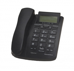 Проводной телефон с конкурентоспособной ценой и идентификатором вызывающего абонента с большой кнопкой Стационарный телефон для пожилых людей с плохим зрением С регулятором громкости звонка громкоговорителя (PA035)