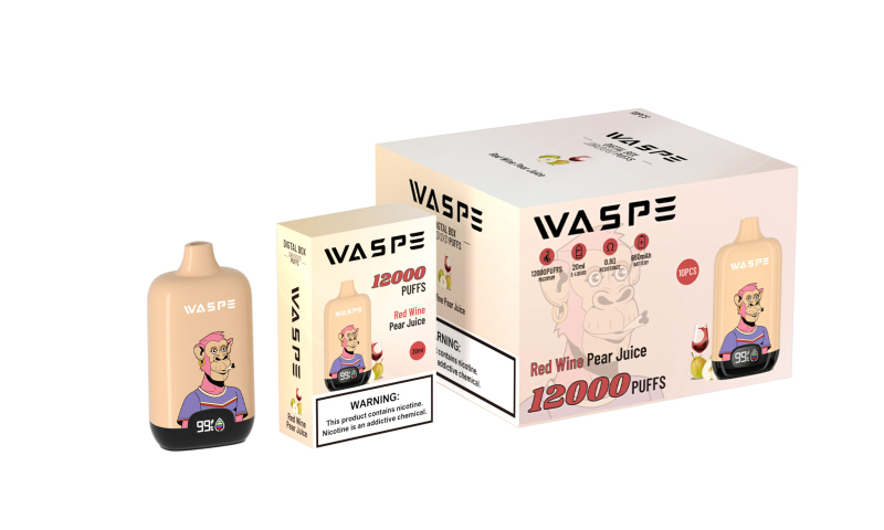 European Union Free Shipping Waspe 12000puffs dispsoable vape pod  Wholesale I vape Mixed Flavors