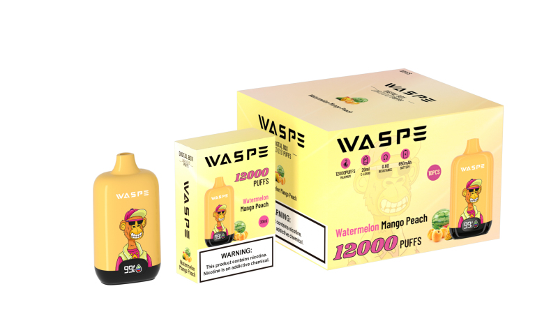 European Union Free Shipping Waspe 12000puffs dispsoable vape pod  Wholesale I vape Mixed Flavors