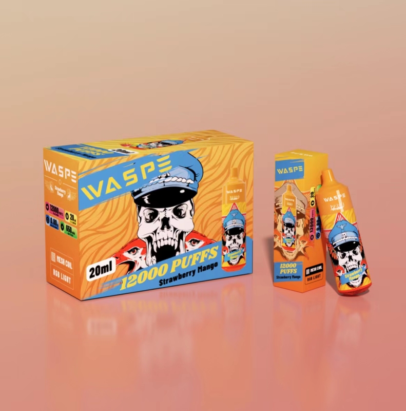 European Union Free Shipping Waspe 12000puffs dispsoable vape pod  Wholesale I vape Mixed Flavors