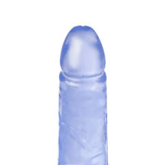 8.3'' Clear Purple Realistic Dildo with Suction Cup