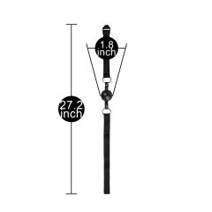 Simple Black Ball Gag