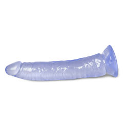 8.3'' Clear Purple Realistic Dildo with Suction Cup