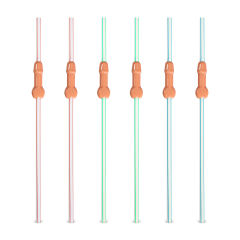 Sexy Cocktail Sipper ( 6 PCS in Polybag with Header )
