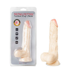 8.1'' Flesh Color Realistic Dildo with Balls