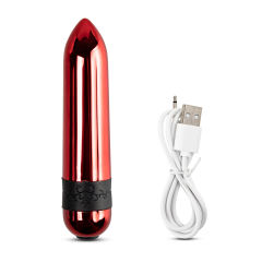 3.6'' Rechargeable Red Color 9 Speeds Vibrating Bullet