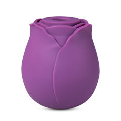 7-Function Purple Color Silicone Clitoral Sucking Rose Vibrator