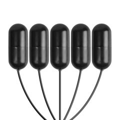 20 Speeds Black Color Penis Trainer with 5 Vibrators